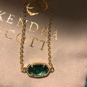 NWT Kendra Scott Gold Elaina London Blue Bracelet
